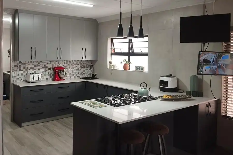 Completed kitchen renovation by Bathroom Galore