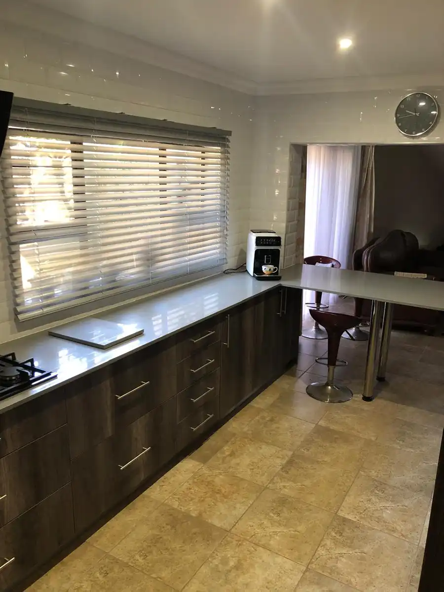 Completed contemporary kitchen renovation