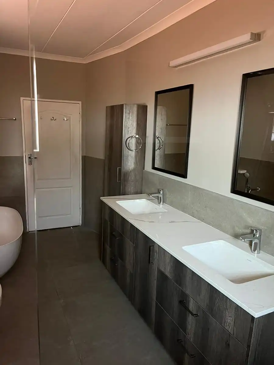 Modern bathroom renovation and installation