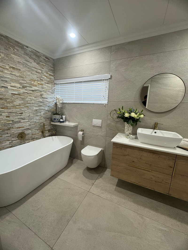Completed bathroom renovation in Centurion by Bathroom Galore