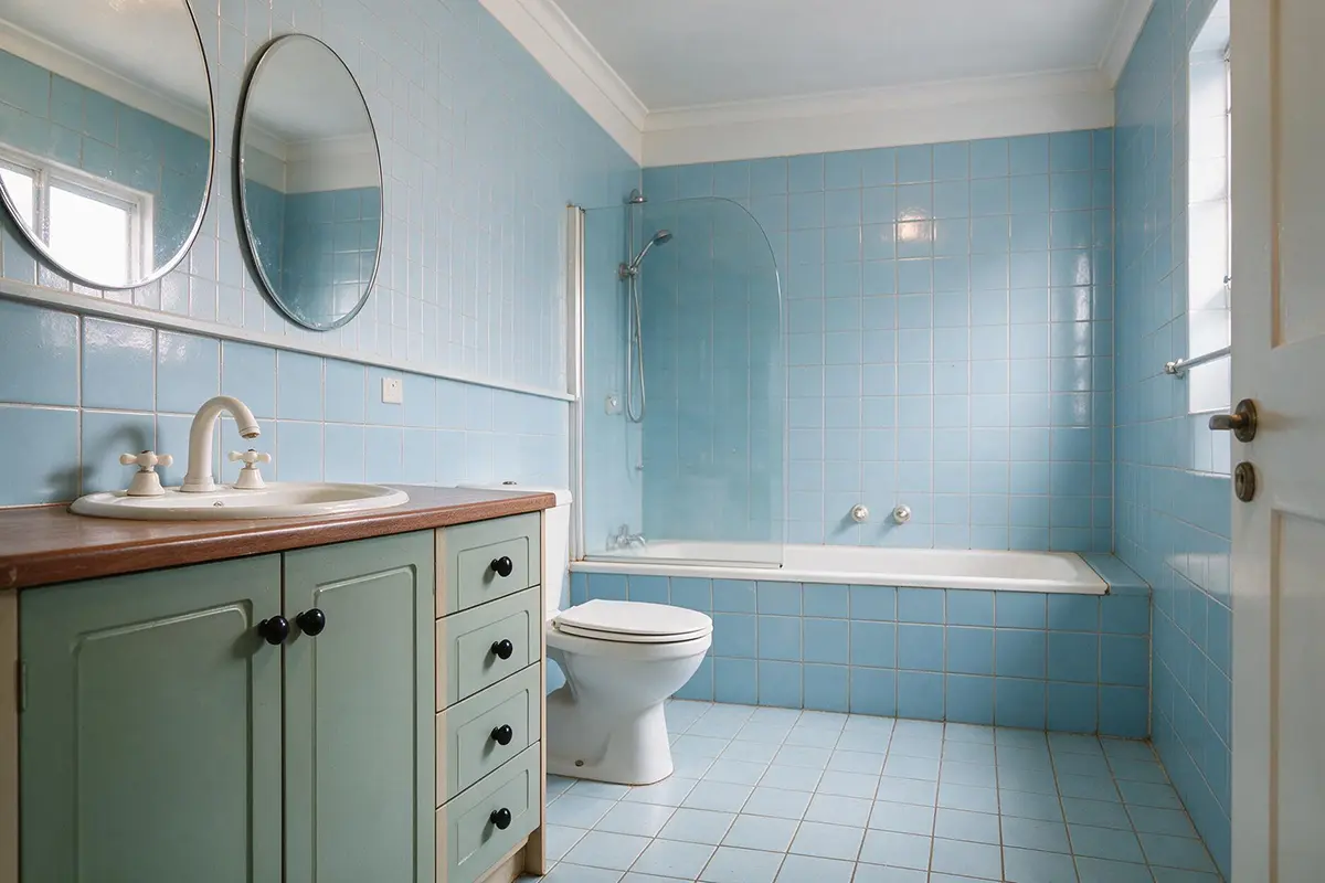 Bathroom before renovation