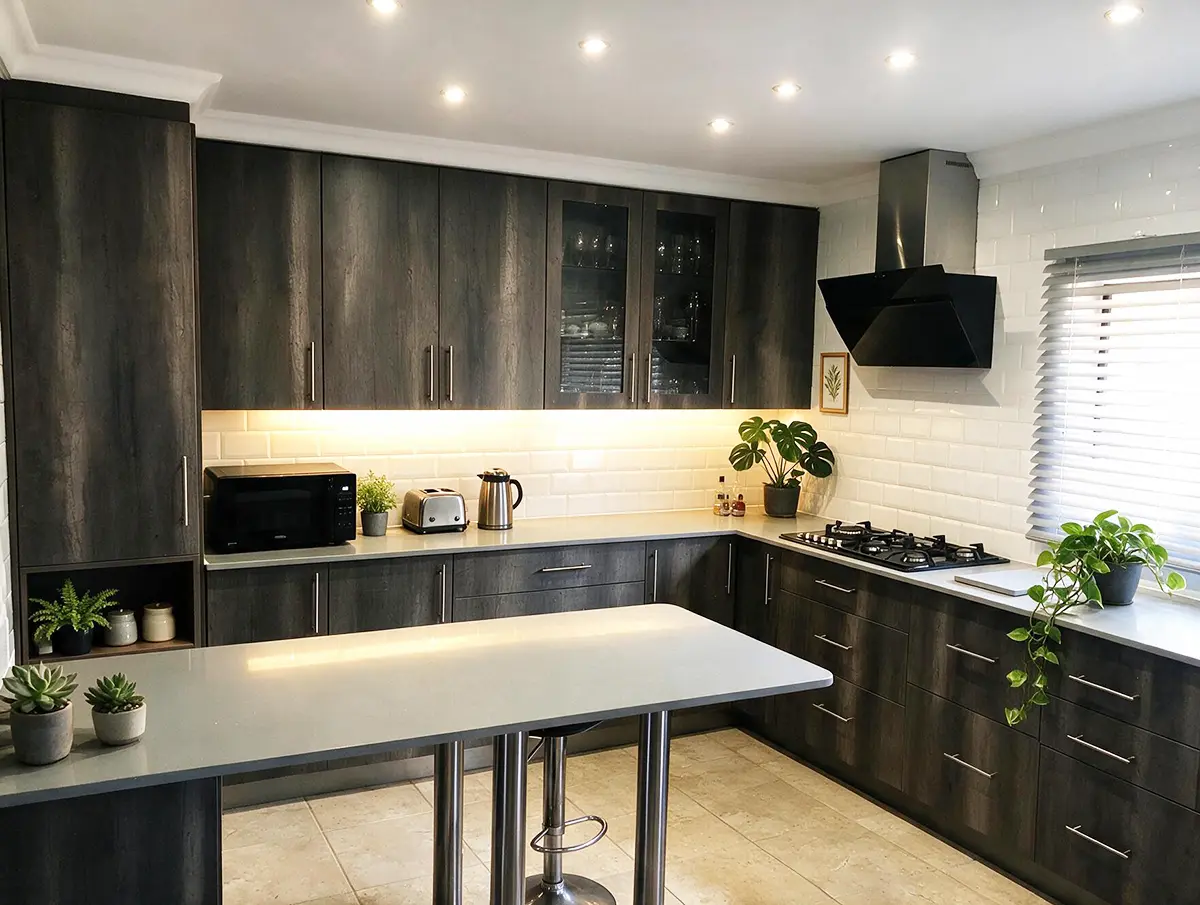 Completed kitchen renovation in Pretoria by Bathroom Galore