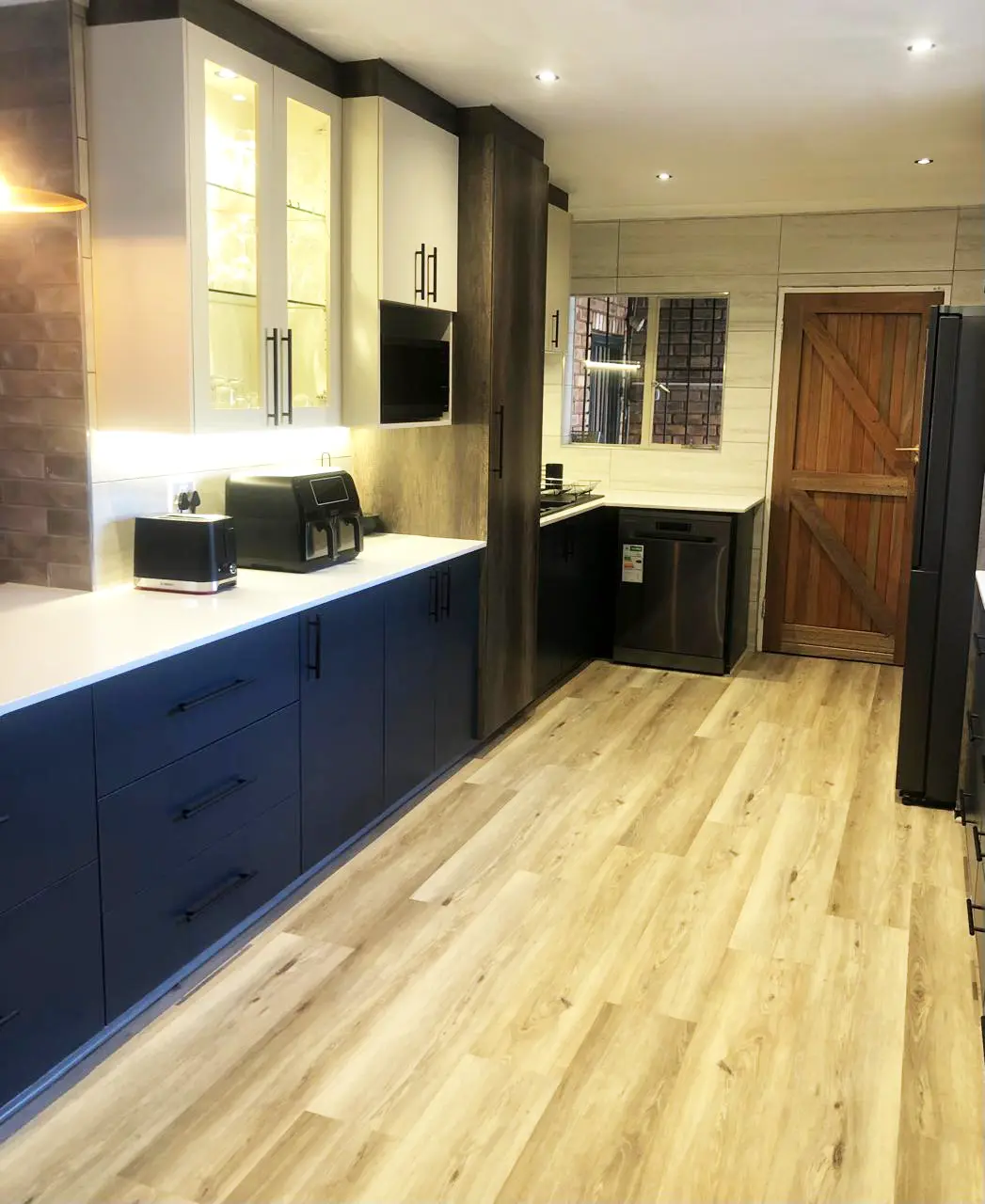 Completed fitted kitchen project