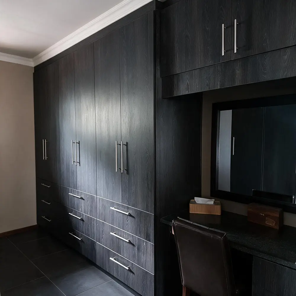 Completed fitted bedroom cupboard project